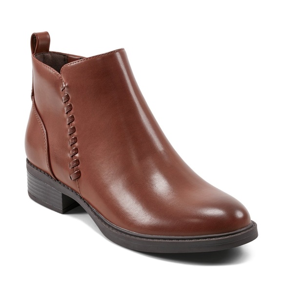 Easy Spirit Shoes - 🆕 Easy Spirit Lorand Polished Sophisticated Brown Ankle Boots Size 9 🌸 🆕